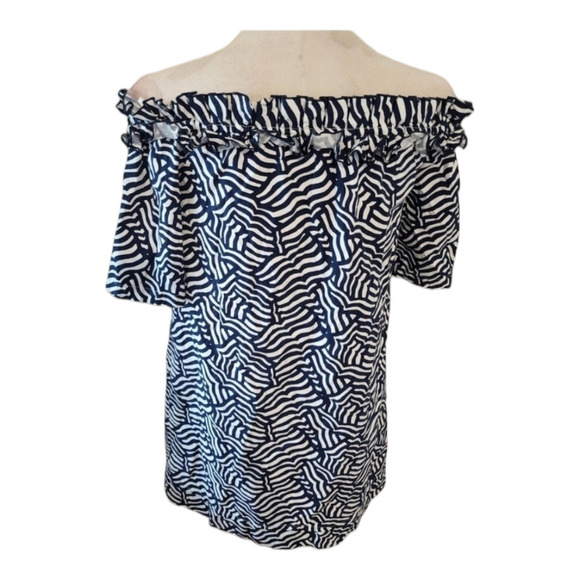 Vineyard Vines off the shoulder dress size small - Picture 2 of 6